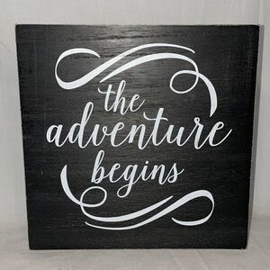 The Adventure Begins Wall Hanger